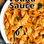 Instant Pot Vodka Sauce Recipe Pinterest Image arrow