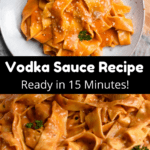 Instant Pot Vodka Sauce Recipe Pinterest Image Middle Black Banner