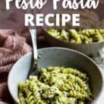 Instant Pot Pesto Pasta Recipe Pinterest Image top design banner