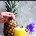 Quick and Easy Agua Fresca Pinterest Image top black banner