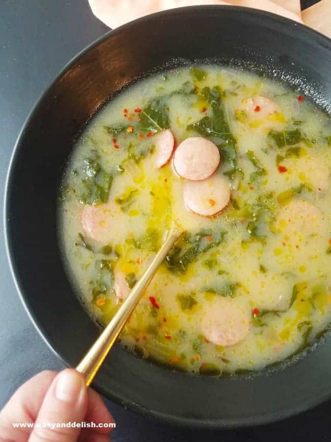 Brazilian Food: Brazilian Kale Soup 