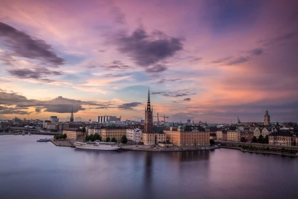 Stockholm at sunrise 