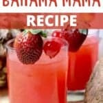 5 Minute Bahama Mama Recipe Pinterest Image top design banner