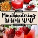 5 Minute Bahama Mama Recipe Pinterest Image middle design banner