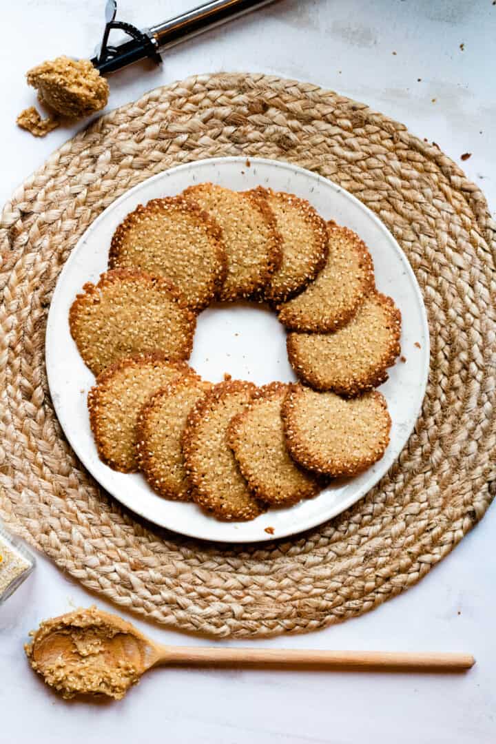 Benne Wafers Recipe (Sesame Seed Cookies) The Foreign Fork