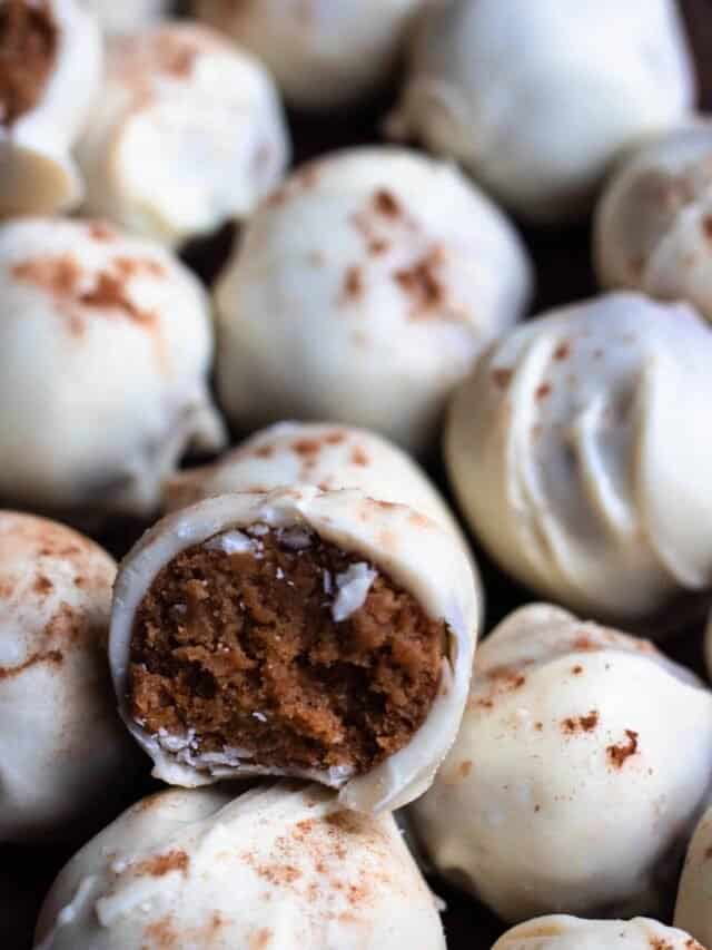 4Ingredient White Chocolate Gingerbread Truffles The Foreign Fork