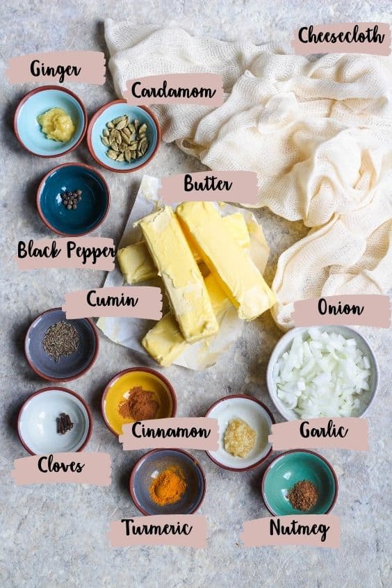 Ingredients photo for Ghee Recipe