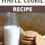 Mouthwatering Maple Cookies Pinterest Image top design banner