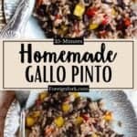 25 Minute Homemade Gallo Pinto Pinterest Image middle design banner
