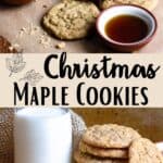 Christmas Maple Cookies Pinterest Image middle design banner
