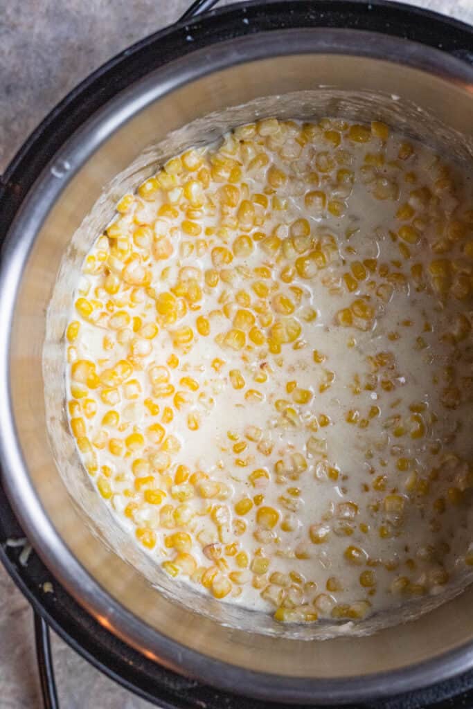 Creamed corn in the Instant Pot