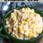 Creamed Corn Pinterest Image Top Banner