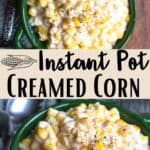 Thanksgiving Instant Pot Creamed Corn middle design banner