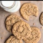 Homemade Maple Cookies Recipe Pinterest Image top black banner
