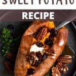 Instant Pot Sweet Potato Recipe Pinterest Image top design banner