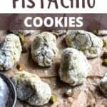 Traditional Pistachio Cookie Recipe Pinterest Image top design banner
