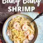 Homemade Bang Bang Shrimp Pinterest Image top design banner