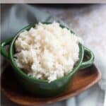 Instant Pot White Rice Pinterest Image top clear banner