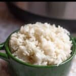 Delicious White Rice Recipe Pinterest Image top black banner