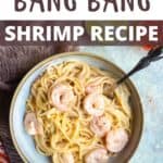 Instant Pot Bang Bang Shrimp Recipe Pinterest Image top design banner
