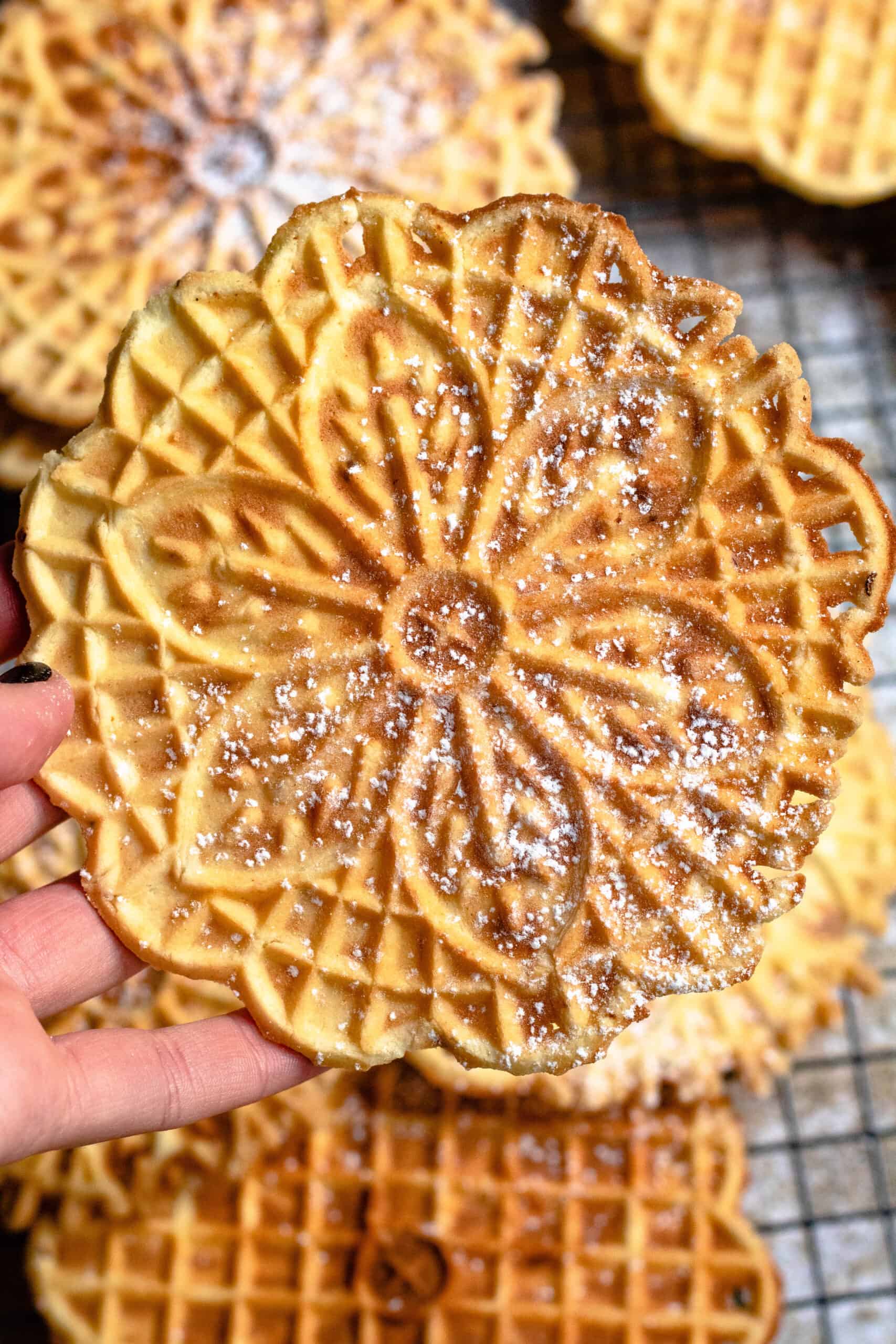 Pizzelle - An Italian Tradition - Happy Food - by Nancy