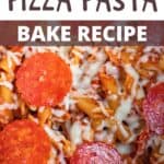 Instant Pot Pizza Pasta Bake Recipe Pinterest Image top design banner