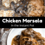 Chicken Marsala Pinterest Image Middle Black Banner