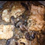 Fall Recipe Instant Pot Chicken Marsala Pinterest Image top black banner