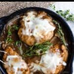 Instant Pot French Onion Chicken Pinterest Image top black banner