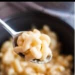 Instant Pot Mac and Cheese Recipe Pinterest Image top black banner
