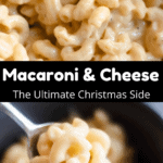 Christmas Macaroni and Cheese Pinterest Image Middle Black Banner