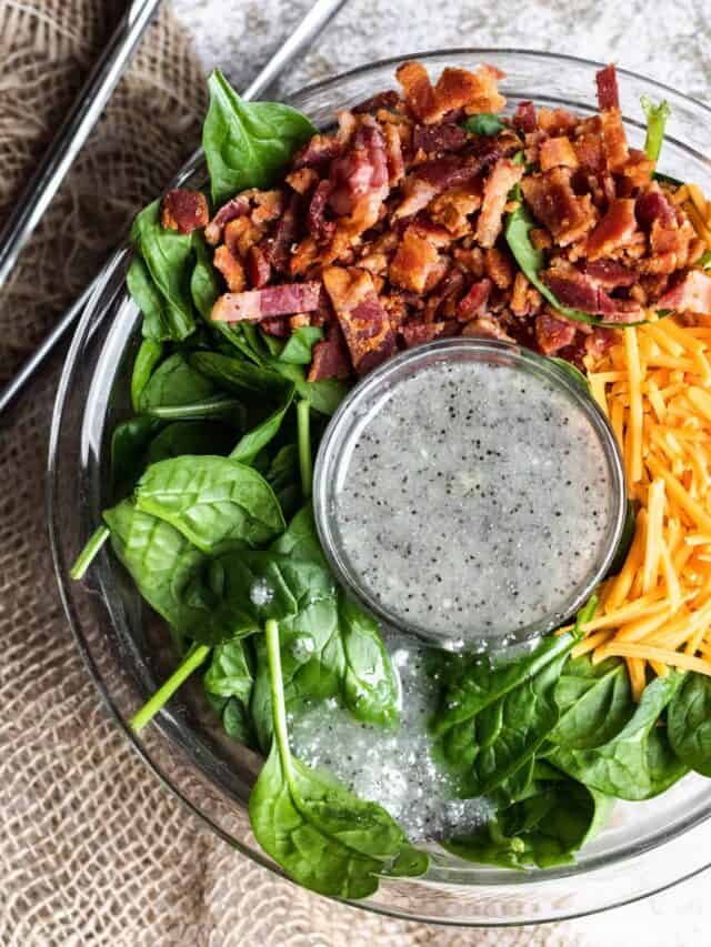 Spinach Salad with Bacon is a Must Have for Easter