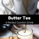 Butter Tea Pinterest Image middle black banner