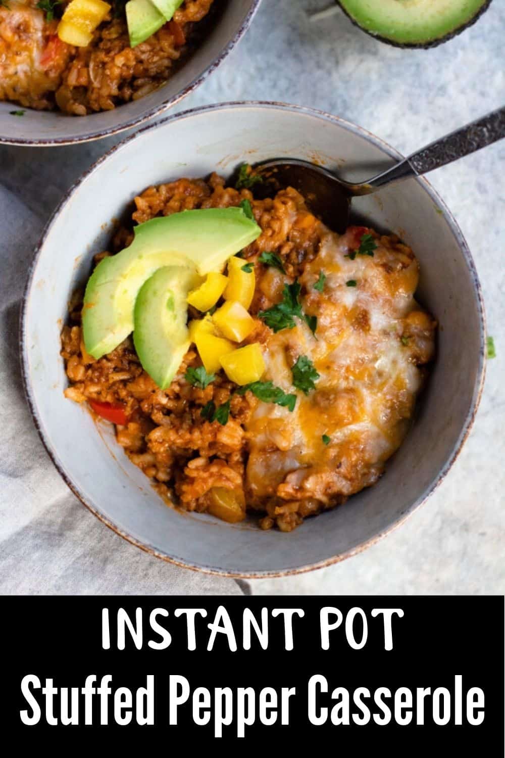 Stuffed Bell Pepper Casserole in the Instant Pot The Foreign Fork