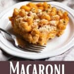 Thanksgiving Macaroni Pie Pinterest Image bottom design banner