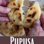 Pupusa Recipe Pinterest Image bottom design banner