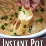 Instant Pot Hot Artichoke Dip Pinterest Image bottom design banner