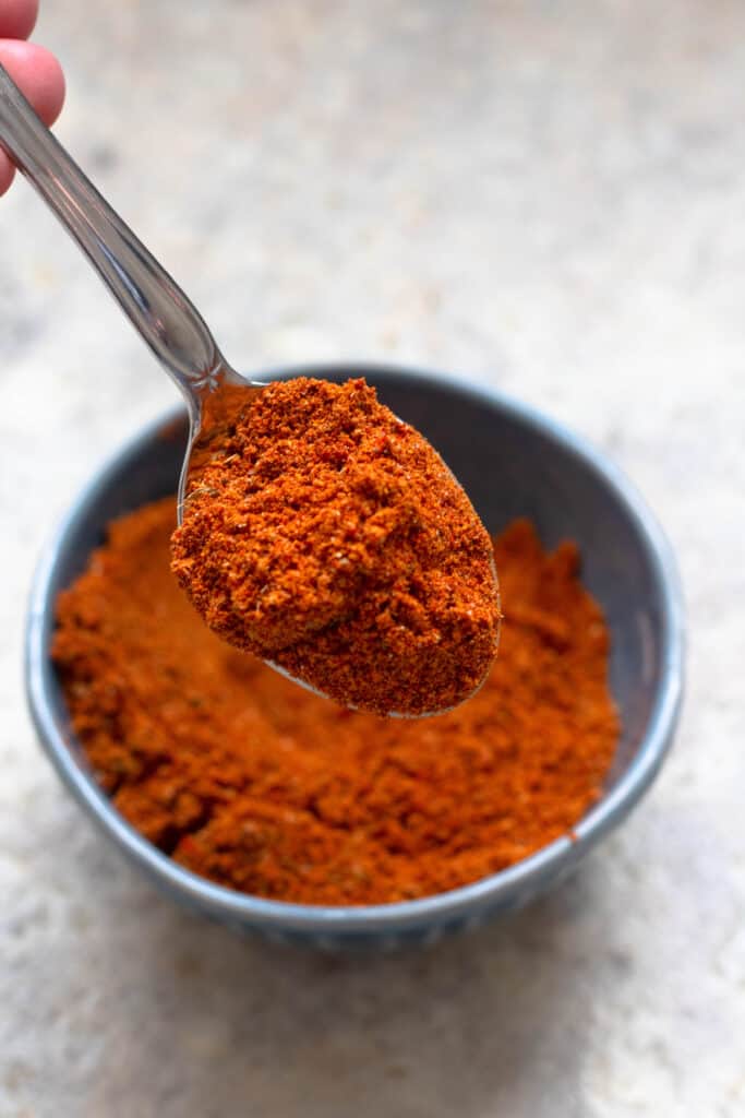 Spoonful of berbere spice