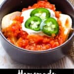 Homemade Fata: Spicy Tomato Sauce Pinterest Image