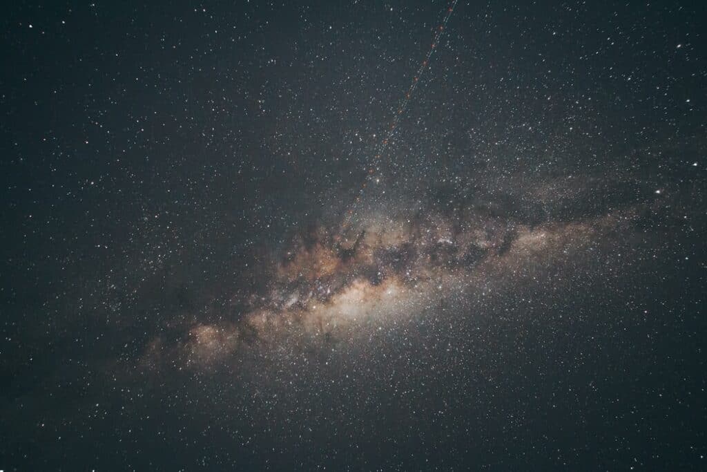 galaxy as the view from Eswatini 