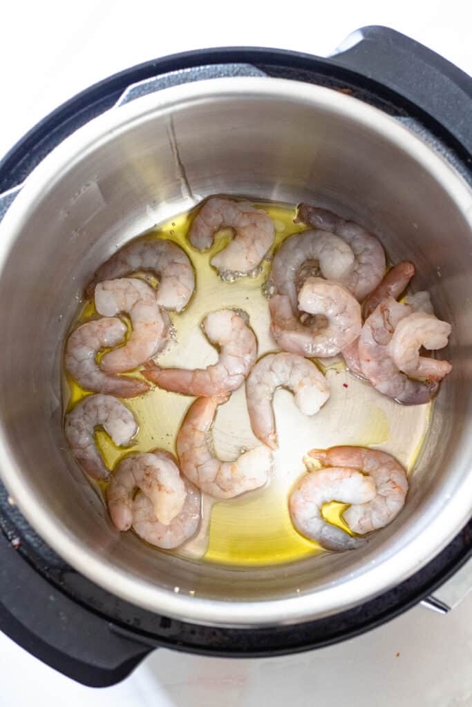 Cooking Shrimp in the Pressure cooker 