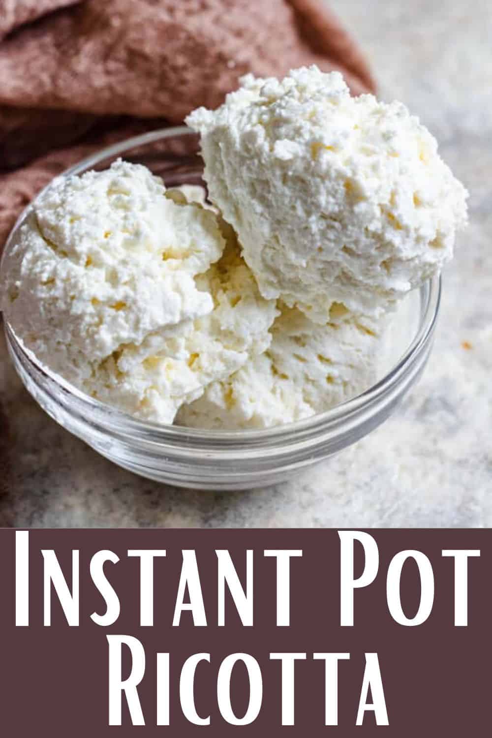 Homemade Ricotta Cheese (Instant Pot and Stovetop) The Foreign Fork