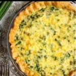 Father's Day Quiche Pinterest Image top black banner