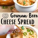 German Beer Cheese Spread middle design banner