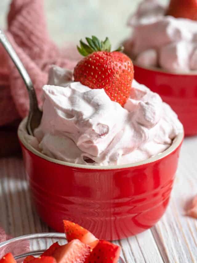 No Bake Fresh Strawberries and Cream Dessert The Foreign Fork