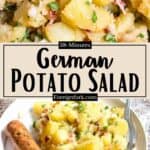 German Potato Salad Recipe Pinterest Image middle design banner