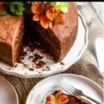 Chocolate Mayonnaise Cake Recipe top black banner