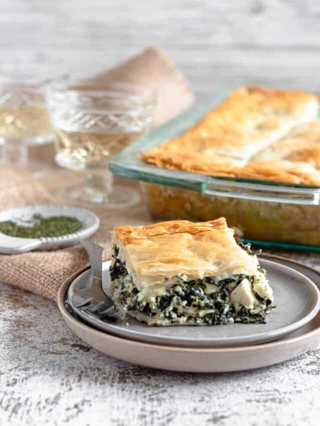 Serve a 3 Cheese Savory Spinach Pie For Easter