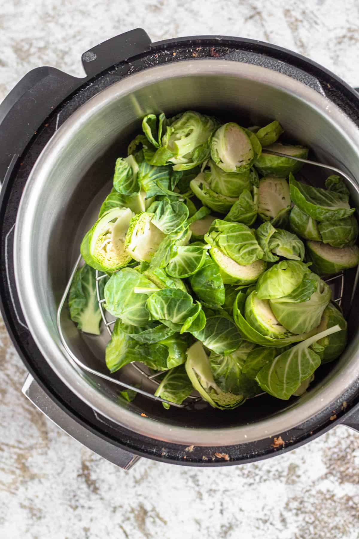 Brussels sprouts in the instant pot