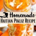 Homemade Pikliz Recipe Pinterest Image middle design banner